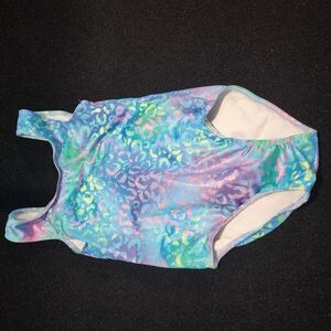 Kids Colorful Pattern 4t Gymnastics Leotard